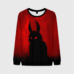 Свитшот мужской Evil Rabbit, цвет: 3D-черный