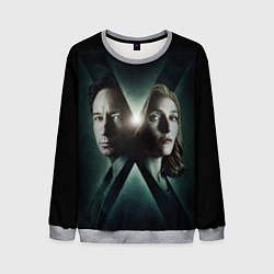 Свитшот мужской X - Files, цвет: 3D-меланж