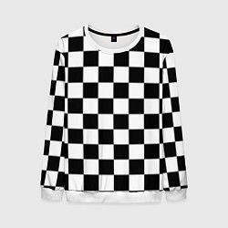 Мужской свитшот Шахматные клетки - текстура