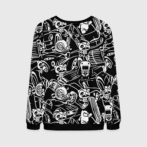 Мужской свитшот JDM Pattern / 3D-Черный – фото 2