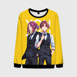 Свитшот мужской Какеру и Киётака, цвет: 3D-черный