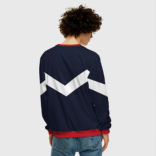 Мужской свитшот Always in sports - FIRM / 3D-Красный – фото 4