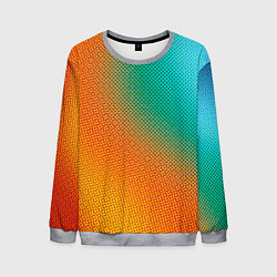 Свитшот мужской Полутоновый градиент - текстура, цвет: 3D-меланж