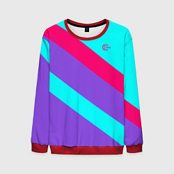 Свитшот мужской Аля восьмидесятые FIRM, цвет: 3D-красный