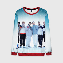 Свитшот мужской Stray Kids winter, цвет: 3D-красный