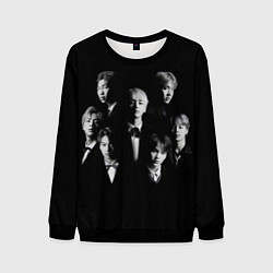Свитшот мужской BTS BLACK, цвет: 3D-черный