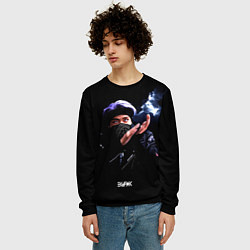 Свитшот мужской Тэхен БТС Taehyung BTS, цвет: 3D-черный — фото 2