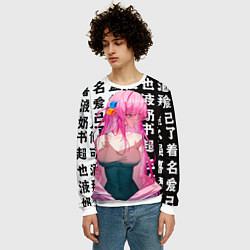 Свитшот мужской Bocchi the rock аниме, цвет: 3D-белый — фото 2