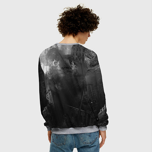 Мужской свитшот TV series The last of us / 3D-Меланж – фото 4