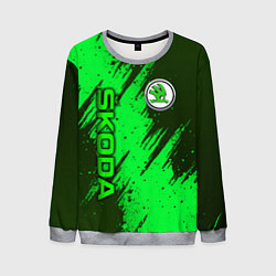 Мужской свитшот Skoda - green
