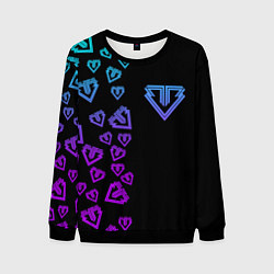 Мужской свитшот Big bang half neon pattern