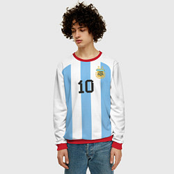 Свитшот мужской Марадона форма сборной Аргентины, цвет: 3D-красный — фото 2