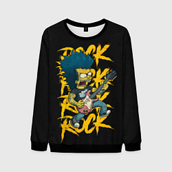 Свитшот мужской Rock Simpson, цвет: 3D-черный