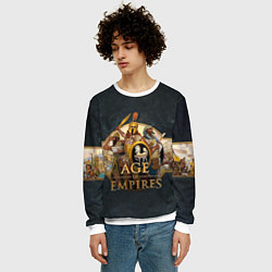 Свитшот мужской Age of Empires Эпоха империй, цвет: 3D-белый — фото 2