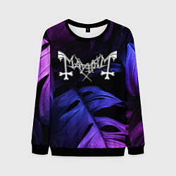 Мужской свитшот Mayhem neon monstera