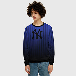 Свитшот мужской New York Yankees, цвет: 3D-черный — фото 2
