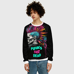 Свитшот мужской Punks not dear, цвет: 3D-белый — фото 2
