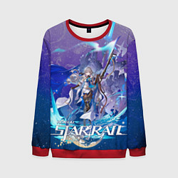 Свитшот мужской Броня Хонкай Стар Рейл, цвет: 3D-красный