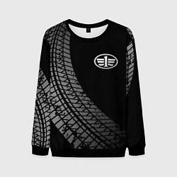 Свитшот мужской FAW tire tracks, цвет: 3D-черный