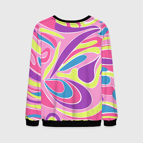 Мужской свитшот Barbie Totally Hair - ретро костюм / 3D-Черный – фото 2