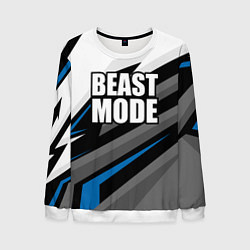 Мужской свитшот Beast mode - blue sport