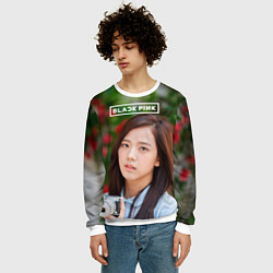 Свитшот мужской Blackpink Jisoo, цвет: 3D-белый — фото 2