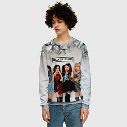 Свитшот мужской Blackpink girls, цвет: 3D-меланж — фото 2