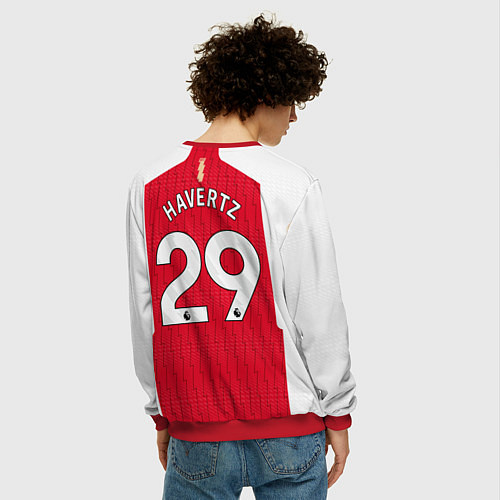 Мужской свитшот Кай Хаверц Арсенал форма 2324 домашняя / 3D-Красный – фото 4