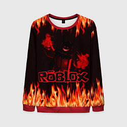 Свитшот мужской Fire Roblox, цвет: 3D-красный