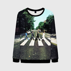 Свитшот мужской The Beatles альбом Abbey Road, цвет: 3D-черный