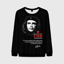 Свитшот мужской Che Guevara автограф, цвет: 3D-черный