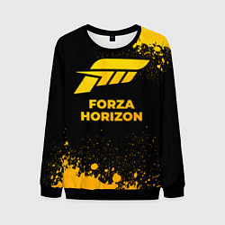 Свитшот мужской Forza Horizon - gold gradient, цвет: 3D-черный