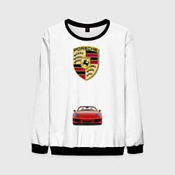 Свитшот мужской Porsche car, цвет: 3D-черный