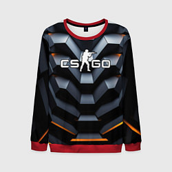 Свитшот мужской CSGO объемная конструкция, цвет: 3D-красный