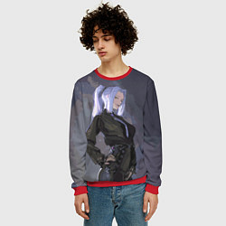 Свитшот мужской Мей Мей - Магическая битва, цвет: 3D-красный — фото 2