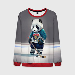 Свитшот мужской Panda striker of the Florida Panthers, цвет: 3D-красный