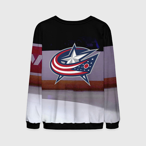 Мужской свитшот Sergey Bobrovsky - goalkeeper - Columbus blue jack / 3D-Черный – фото 2
