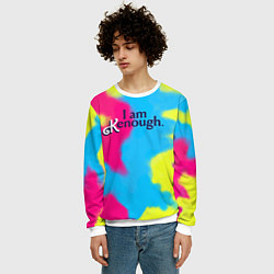 Свитшот мужской I Am Kenough Tie-Dye, цвет: 3D-белый — фото 2