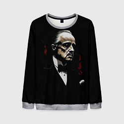 Свитшот мужской Крестный отец, цвет: 3D-меланж