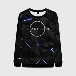 Свитшот мужской Stafield logo black, цвет: 3D-черный