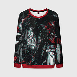 Свитшот мужской Vagabond Мусаси Миямото, цвет: 3D-красный