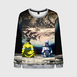 Свитшот мужской Cyberpunk Edgerunners Дэвид Люси, цвет: 3D-меланж