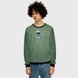 Свитшот мужской Шайлушай мем, цвет: 3D-черный — фото 2