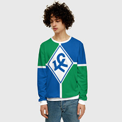 Свитшот мужской Самарские крылья советов, цвет: 3D-белый — фото 2