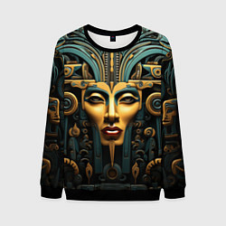 Свитшот мужской Египетские фараоны, цвет: 3D-черный