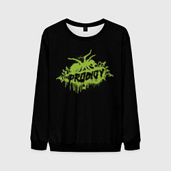 Свитшот мужской The Prodigy green spider, цвет: 3D-черный