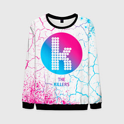 Свитшот мужской The Killers neon gradient style, цвет: 3D-черный