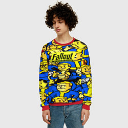 Свитшот мужской Fallout logo game, цвет: 3D-красный — фото 2
