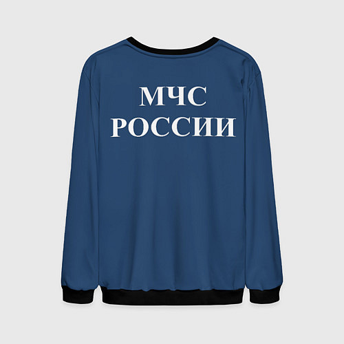 Мужской свитшот Спасатель-МЧС / 3D-Черный – фото 2