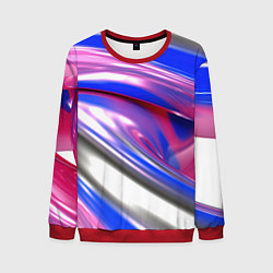 Мужской свитшот Вязкая абстракция в фиолетовых оттенках